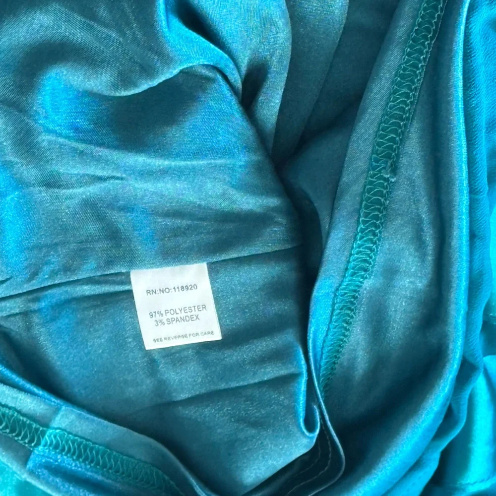 ✨ Lucy Paris Teal Ruffle Mini Dress | NWT ✨ - Picture 7 of 8